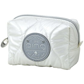ピン｜PING GB-L2605 パフィーミニポーチ ホワイト 39037 [W14×H-9.5×D7cm /約60g]