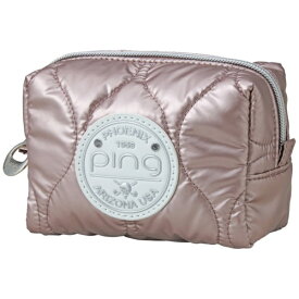 ピン｜PING GB-L2605 パフィーミニポーチ ピンクゴールド 39037 [W14×H-9.5×D7cm /約60g]