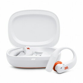 JBL｜ジェイビーエル 完全ワイヤレスイヤホン JBL Endurance Peak 4 ホワイト JBLENDUPEAK4WHT [ワイヤレス(ネックバンド) /耳かけ型 /ノイズキャンセリング対応 /Bluetooth対応]