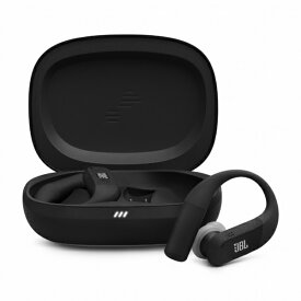 JBL｜ジェイビーエル 完全ワイヤレスイヤホン JBL Endurance Peak 4 ブラック JBLENDUPEAK4BLKG [ワイヤレス(ネックバンド) /耳かけ型 /ノイズキャンセリング対応 /Bluetooth対応]