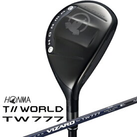 本間ゴルフ｜HONMA GOLF ユーティリティ T// WORLD 777 ツアーワールド777 [♯5 /25.0° /VIZARD for TW777 /SR /メンズ /右利き用]【2025年11月28日発売予定】発売日以降のお届け