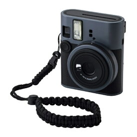 ELECOM｜エレコム カメラストラップ 手首用 チェキ instax 写ルンです コンデジ対応 長さ28cm IC-STHKNBK