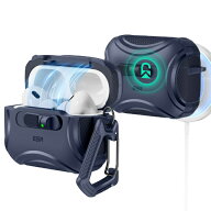 イーエスアール｜ESR AirPods Pro3 ケース（2025）MagSafe充電 USB-Cケーブル対応 落下衝撃保護 片手で簡…