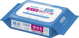 日本製紙クレシア｜crecia SC流せるウェット純水ノンアル70枚