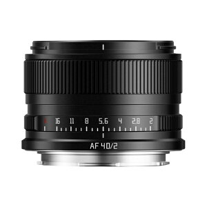 �������w�b���C�V���E�R�E�K�N TTArtisan AF 40mm f/2 L�}�E���g TT-40F2AF-L-B