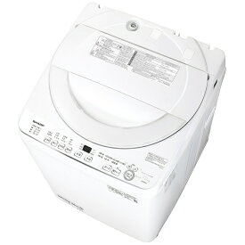 SHARP｜シャープ 全自動洗濯機 ホワイト系 ES-GE7K-W [洗濯7.0kg /乾燥機能無 /上開き]