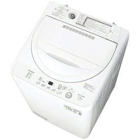 SHARP｜シャープ 全自動洗濯機 ホワイト系 ES-GE5K-W [洗濯5.5kg /乾燥機能無 /上開き]