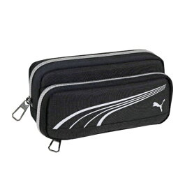 クツワ ヘザーダブルペンケース ブラック PM568BK