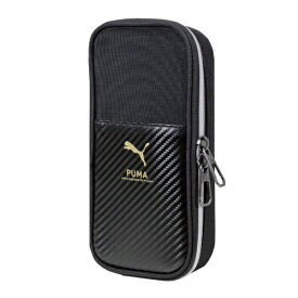 クツワ ペンシルチェックペンケース ブラック PM569BK