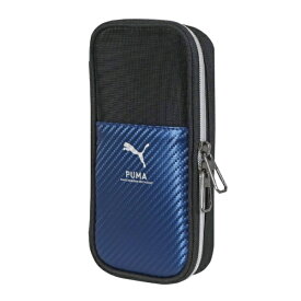 クツワ｜KUTSUWA ペンシルチェックペンケース ネイビー PM569NB