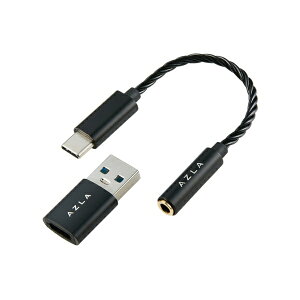AZLAbAY DAC USB Type-CϊP[uEUSB AϊA_v^[ AZLA Black AZL-A150-BLK