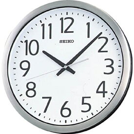 セイコー｜SEIKO 防湿・防塵型掛け時計 オフィスタイプ シルバー KH406S
