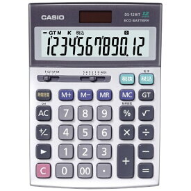 カシオ｜CASIO 電卓 DS-12WT-N [12桁][DS12WTN]