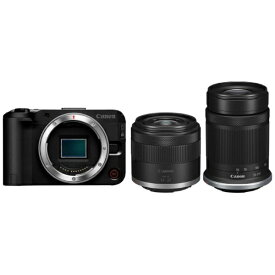 CANON｜キヤノン EOS R50 V ダブルズームキット ミラーレス一眼カメラ ブラック [ズームレンズ+ズームレンズ]