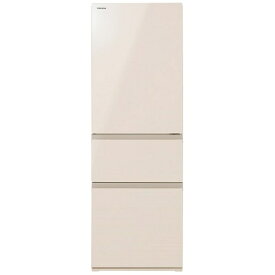 【2025年11月24日発売】 東芝｜TOSHIBA 冷蔵庫 東芝 グレインアイボリー GR-Y36SVL(UC) [幅60cm /356L /3ドア /左開きタイプ /2025年]《基本設置料金セット》