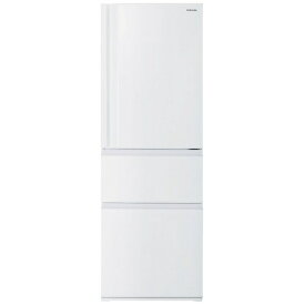 東芝｜TOSHIBA 冷蔵庫 VEGETA（ベジータ）SCシリーズ マットホワイト GR-Y36SC(WU) [幅60cm /356L /3ドア /右開きタイプ /2025年]《基本設置料金セット》
