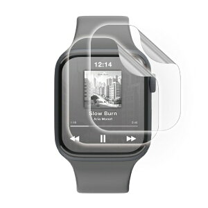 ELECOM�b�G���R�� �A�b�v���E�H�b�` �Ռ��z�� �t�B���� 2���� �y Apple Watch SE3 / SE2 / SE1 ( ��3 / 2 / 1����) / Series 6 / 5 / 4 [ 44mm ] �Ή� �z �S�ʕی� ������ �w��h�~ �C�A�h�~ AW-25DFLAFPRGJ