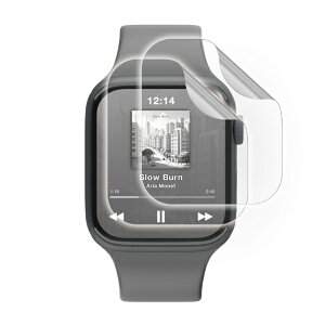 ELECOM�b�G���R�� �A�b�v���E�H�b�` �Ռ��z�� �t�B���� 2���� �y Apple Watch SE3 / SE2 / SE1 ( ��3 / 2 / 1����) / Series 6 / 5 / 4 [ 44mm ] �Ή� �z �S�ʕی� ������ ���C�� �w��h�~ �C�A�h�~ AW-25DFLAPKRG