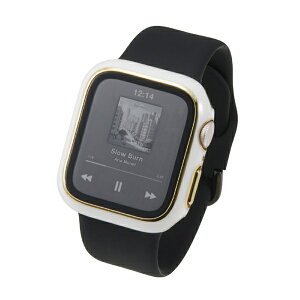 ELECOM�b�G���R�� �A�b�v���E�H�b�` �J�o�[ Apple Watch SE3 / SE2 / SE1 ( ��3 / 2 / 1����) [ 40mm ] �t���J�o�[ �P�[�X �����K���X 10H ���^���b�N���C�� �ϏՌ�PC�t���[�� �w��h�~ ��U�h�~ �z���C�g AW-25E