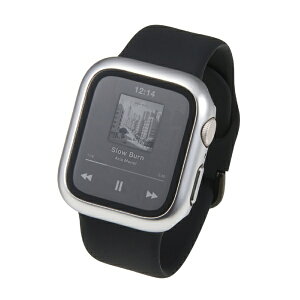 ELECOM�b�G���R�� �A�b�v���E�H�b�` �J�o�[ Apple Watch SE3 / SE2 / SE1 ( ��3 / 2 / 1����) [ 40mm ] �t���J�o�[ �P�[�X �����K���X 10H ���^���b�N �ϏՌ�PC�t���[�� �w��h�~ ��U�h�~ �V���o�[ AW-25EFCGPSV