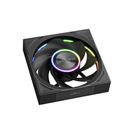 PCCOOLER｜ピーシークーラー ケースファン [120mm /3000RPM](リバースブレード) ブラック F7X120R-ARGB-BK