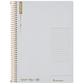 マルマン｜maruman B5スパイラルノート 横罫150枚 ライトグレー N236OHFS-51