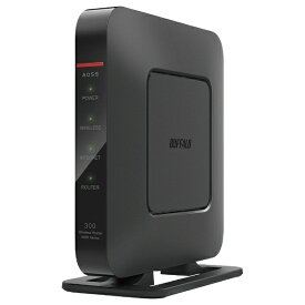 BUFFALO｜バッファロー Wi-Fiルーター AirStation ブラック WSR-300HP [Wi-Fi 4(n)][無線LANルーター WSR300HP]