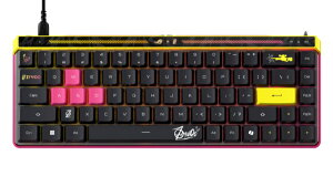 ASUS�b�G�C�X�[�X �Q�[�~���O�L�[�{�[�h(���s�b�h�g���K�[�Ή�) ROG Falchion Ace HFX ZywOo Edition(�p��z��) �u���b�N ROG/FALCHION/ACE/HFX/ZYW [�L�� /USB]