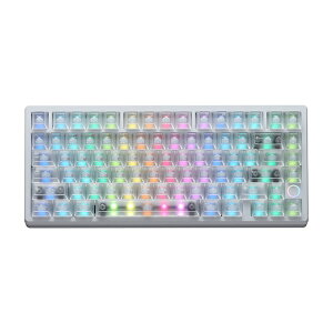 Everglide�b�G�o�[�O���C�h �Q�[�~���O�L�[�{�[�h(���s�b�h�g���K�[�Ή�) Su75 Pro(�p��z��) �z���C�g EV-SU75PRO-WH [�L�� /�p��z�� /���C�X�C�b�`]