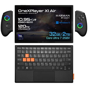 y2025N11{z One XPlayer One XPlayer X1 Air intel Core Ultra 7 258V ONEX1AIR-253220 [Windows11 Home /intel Core Ultra 7 /F32GB /SSDF2TB /pŃL[{[h]