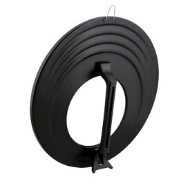 LIV PLUS｜リブプラス フライパン ガラス蓋 スタンド式 XL 26cm 28cm 30cm 32cm 兼用 ぱたっぴたっ ブラック ND-8324