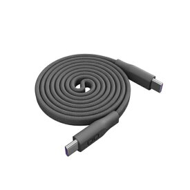 CIO｜シーアイオー USB-C ⇔ USB-Cケーブル [充電 /転送 /1.0m /PD240W /USB2.0] ライトブラック CIO-NLSC-FL-CC1-LBK [USB-C ⇔ USB-C]