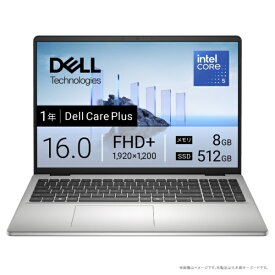 DELL｜デル ノートパソコン Dell 16(DC16250) プラチナシルバー ND46-FWSC [16.0型 /Windows11 Home /intel Core 5 /メモリ：8GB /SSD：512GB /2025年秋冬モデル]