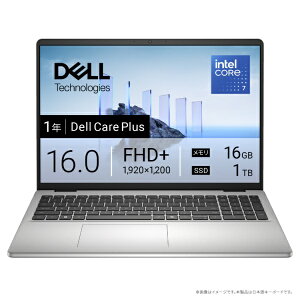 DELL�b�f�� �m�[�g�p�\�R�� Dell 16(DC16250) �v���`�i�V���o�[ ND76-FWSC [16.0�^ /Windows11 Home /intel Core 7 /�������F16GB /SSD�F1TB /2025�N�H�~���f��]