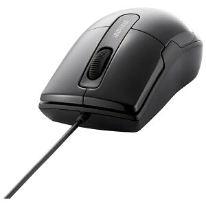 BUFFALO�b�o�b�t�@���[ �}�E�X �u���b�N BSMBU26SMBK [BlueLED /�L�� /3�{�^�� /USB ]