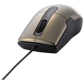 BUFFALO｜バッファロー マウス ブラウン BSMBU26SMBW [BlueLED /有線 /3ボタン /USB ]