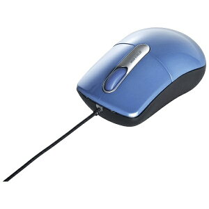 BUFFALO�b�o�b�t�@���[ �}�E�X �u���[ BSMOU27SMBL [���w�� /�L�� /3�{�^�� /USB ]