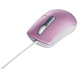 BUFFALO｜バッファロー マウス ピンク BSMOU27SMPK [光学式 /有線 /3ボタン /USB ]