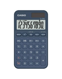 CASIO｜カシオ デザイン電卓 ネイビー SL-300D-NY-N [10桁]