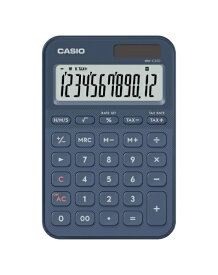 CASIO｜カシオ デザイン電卓 ネイビー MW-C20D-NY-N [12桁]