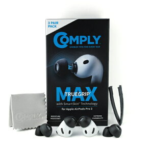 �R���v���C�bCOMPLY Air Pods Pro 3�p�C���[�s�[�X S 3�y�A �u���b�N APPRO3-MAX-S-3P-BLK
