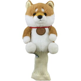キュート販売 ゴルフクラブヘッドカバー まめしば 茶 H0022