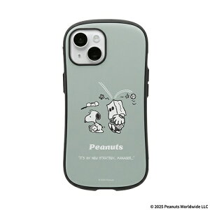 HAMEE�b�n�~�B [iPhone 15/14/13��p]PEANUTS/�s�[�i�b�c iFace First Class MagSynq�P�[�X �����݃O���[��/�싅 41-186651