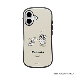 HAMEE�b�n�~�B [iPhone 16��p]PEANUTS/�s�[�i�b�c iFace First Class MagSynq�P�[�X �����݃z���C�g/�т����� 41-186682
