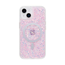 HAMEE｜ハミィ [iPhone 15/14/13専用]PHONEAR twinkle Magsafe対応 グリッターiPhoneケース ピンク 661-4057406