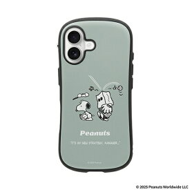 HAMEE｜ハミィ [iPhone 17専用]PEANUTS/ピーナッツ iFace First Class MagSynqケース くすみグリーン/野球 41-186798