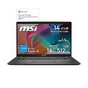 【エントリーで最大2万ポイント当たる｜7/26まで】 MSI｜エムエスアイ ノートパソコン プラチナグレイ MODERN-14F13MG5359JPNN [14.0型 /Windows11 Home /intel Core i5 /メモリ：16GB /SSD：512GB /Office Home and Business]