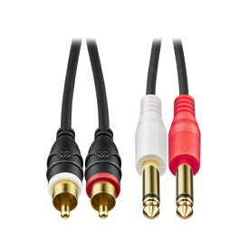 オーディオテクニカ｜audio-technica 1.5m ピン×2-φ6.3mm モノラル標準×2 AT-MI81/1.5 [1.5m]