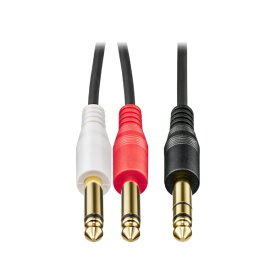 オーディオテクニカ｜audio-technica 3m φ6.3mmモノラル標準×2-φ6.3mmステレオ標準 AT-MI84/3.0 [3.0m]