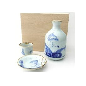 玉有｜GYOKUYU 金線古染　酒器セット　兎